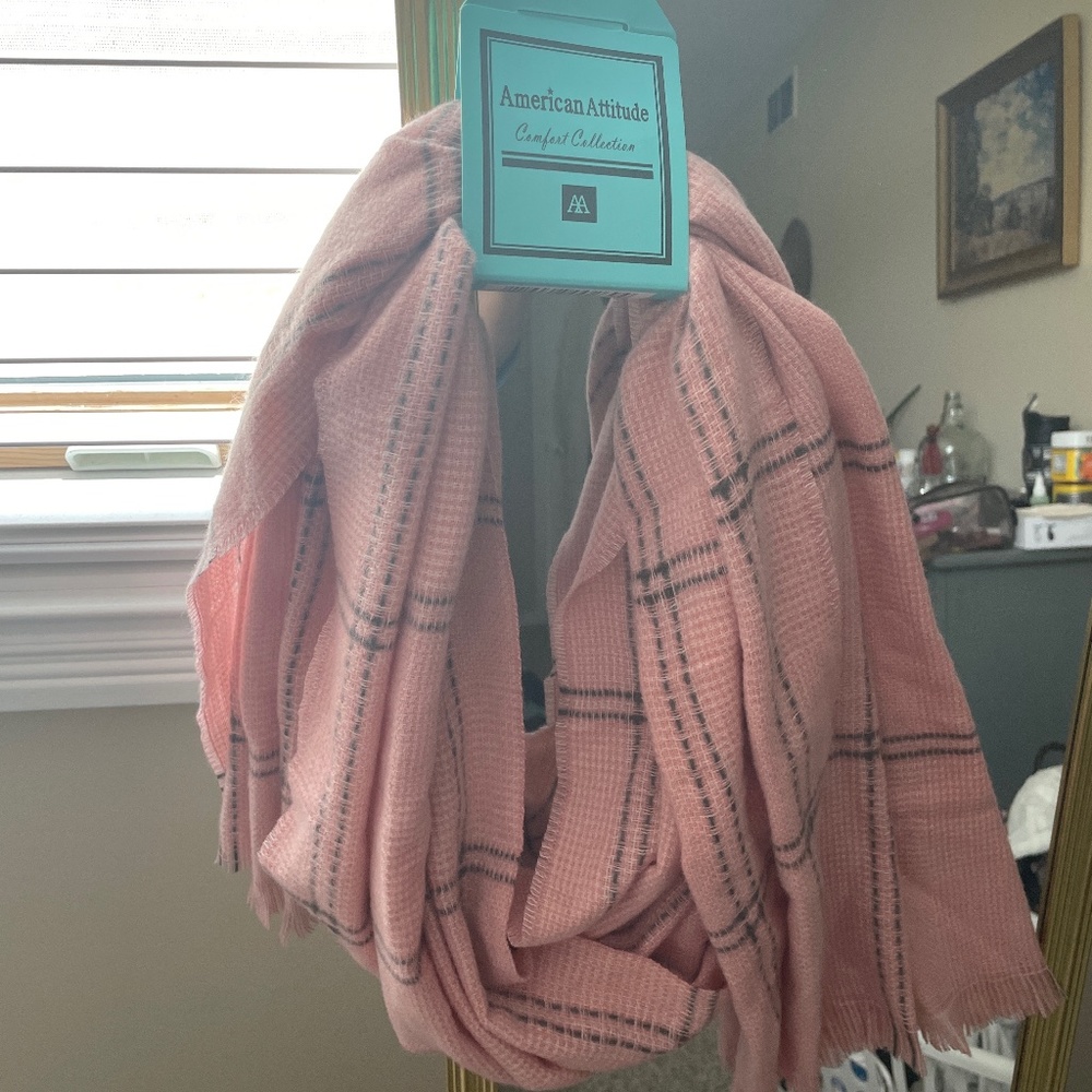 Pink scarf